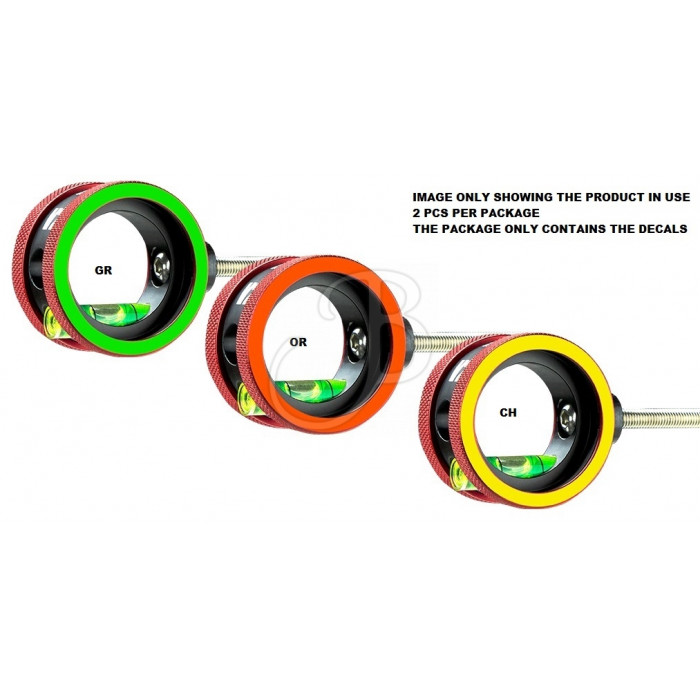 SPECIALTY A. VERSA2 SCOPE RING DECALS SPECIALTY A. VERSA2 SCOPE RING DECALS
