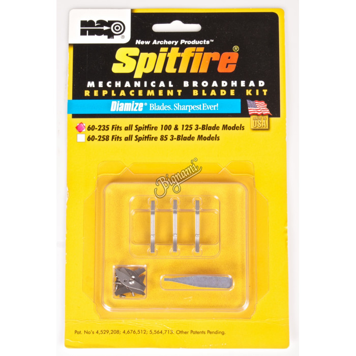 NAP BLADES REPLACEMENT SPITFIRE 3 NAP BLADES REPLACEMENT SPITFIRE 3