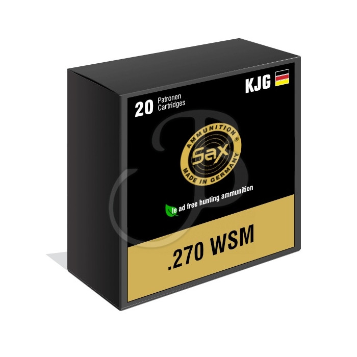 SAX MUNITIONS 270 WSM KJG-SR 6.2G SAX MUNITIONS 270 WSM KJG-SR 6.2G
