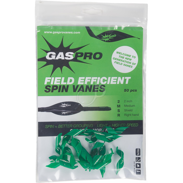 GAS PRO VANES FIELD 2" SHIELD 50PCS GAS PRO VANES FIELD 2" SHIELD 50PCS