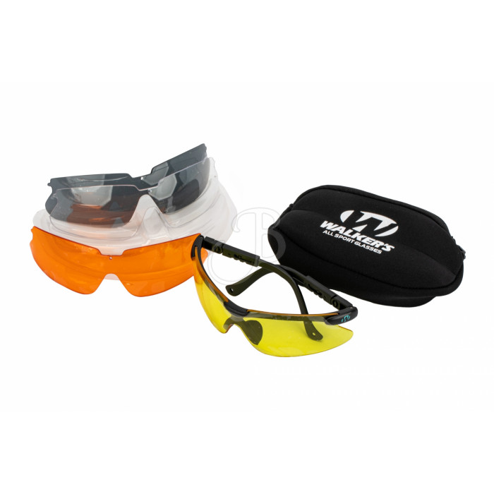 GSM OUTDOORS SPORT GLASSES W/3 LENS GSM OUTDOORS SPORT GLASSES W/3 LENS
