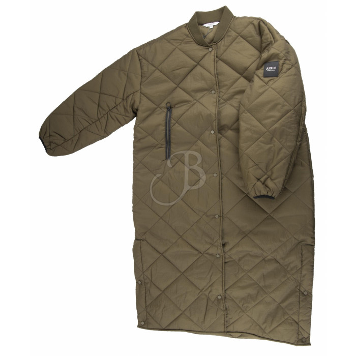 AIGLE GIACCA WM J6721 FEPORA LONG KAKI- MD AIGLE GIACCA WM J6721 FEPORA LONG KAKI- MD