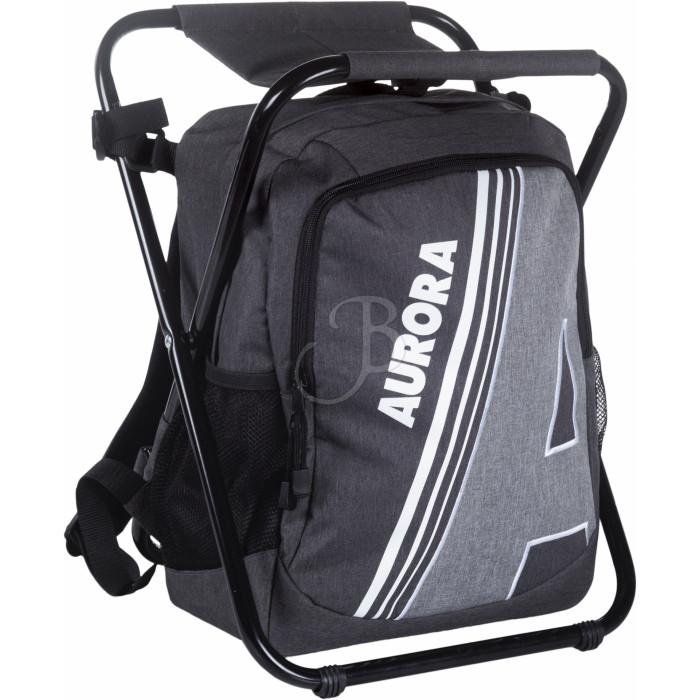 AURORA OUTDOOR BACKPACK + STOOL BLACK AURORA OUTDOOR BACKPACK + STOOL BLACK