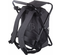 AURORA OUTDOOR BACKPACK + STOOL BLACK