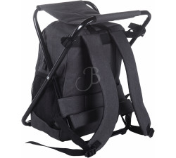 AURORA OUTDOOR BACKPACK + STOOL BLACK