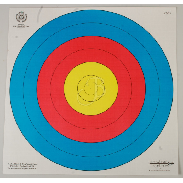ARROWHEAD BERSAGLIO FITA 80CM DA 10 A 5-48CM ARROWHEAD BERSAGLIO FITA 80CM DA 10 A 5-48CM