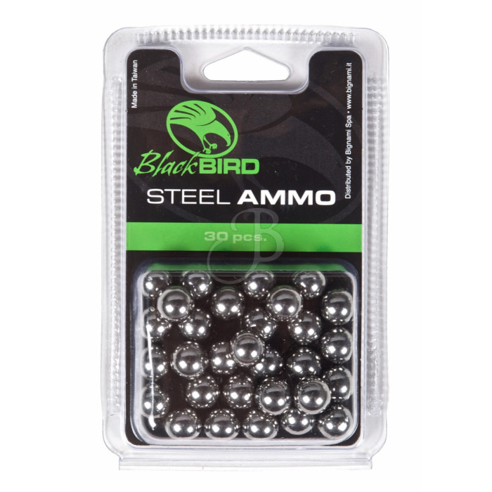BLACKBIRD SLINGSHOT AMMO STEEL 30PCS BLACKBIRD SLINGSHOT AMMO STEEL 30PCS