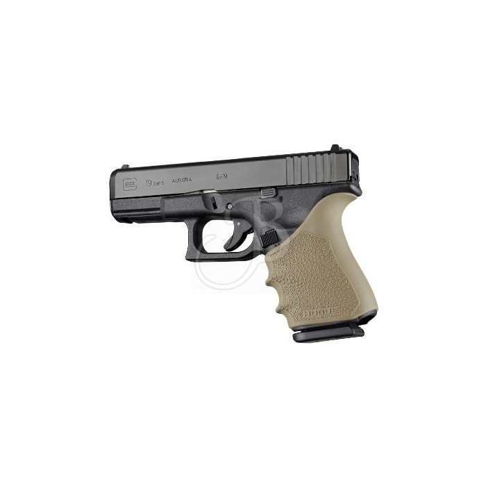 HOGUE GRIP GOMMA X GLOCK 19 GEN 1/2/5    -FDE
