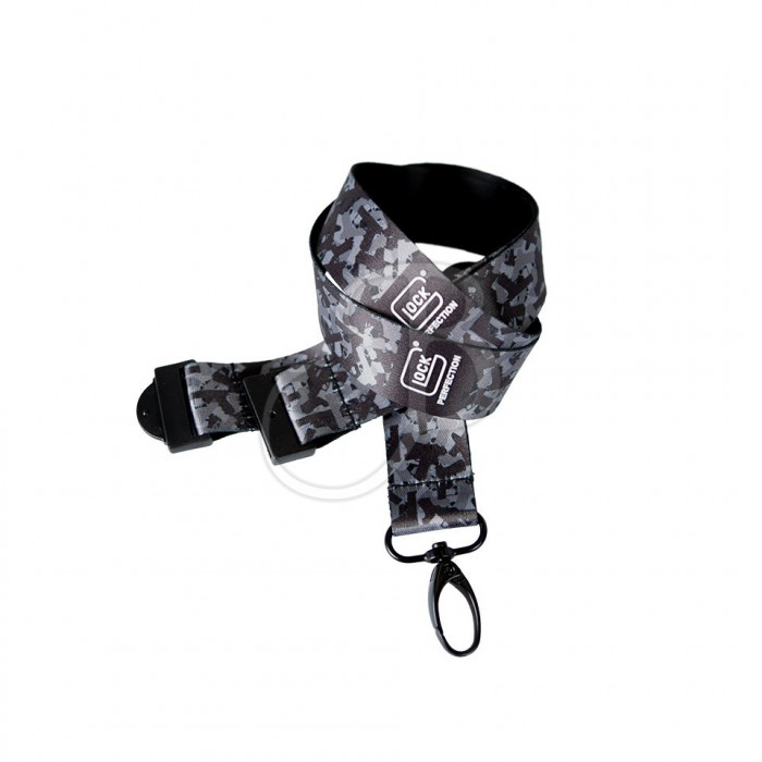 GLOCK LANYARD SCHLUESSELBAND BLK/SAT GLOCK LANYARD SCHLUESSELBAND BLK/SAT