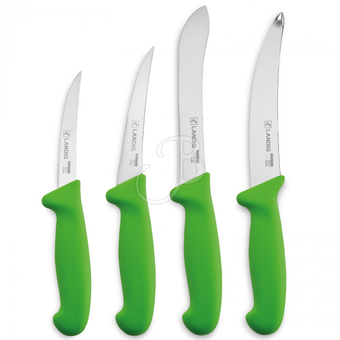 LANDIG Z11080 SET DI COLTELLI 4PZ       VERDE