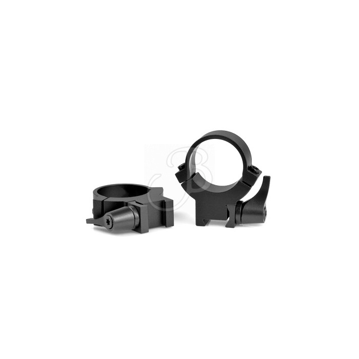 WARNE 1" QD MATTE .22 HIGH WARNE 1" QD MATTE .22 HIGH