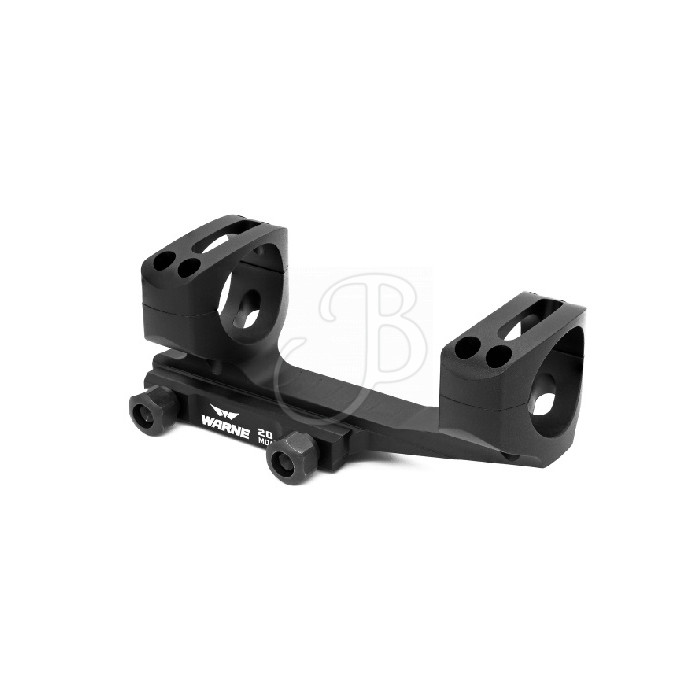 WARNE AR ATTACCO SKELETON-XT 20MOA 34MM- NERO