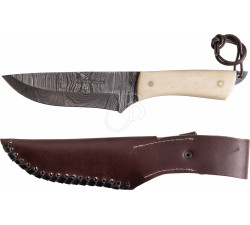 39OUTDOOR COLTELLO DAMASCO ROTWILD    - OSSO