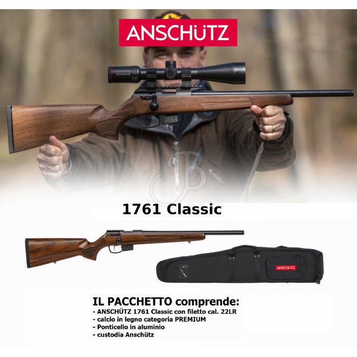 ANSCHUTZ 1761 22LR CLASSIC LIGHT F PROMO-SET ANSCHUTZ 1761 22LR CLASSIC LIGHT F PROMO-SET